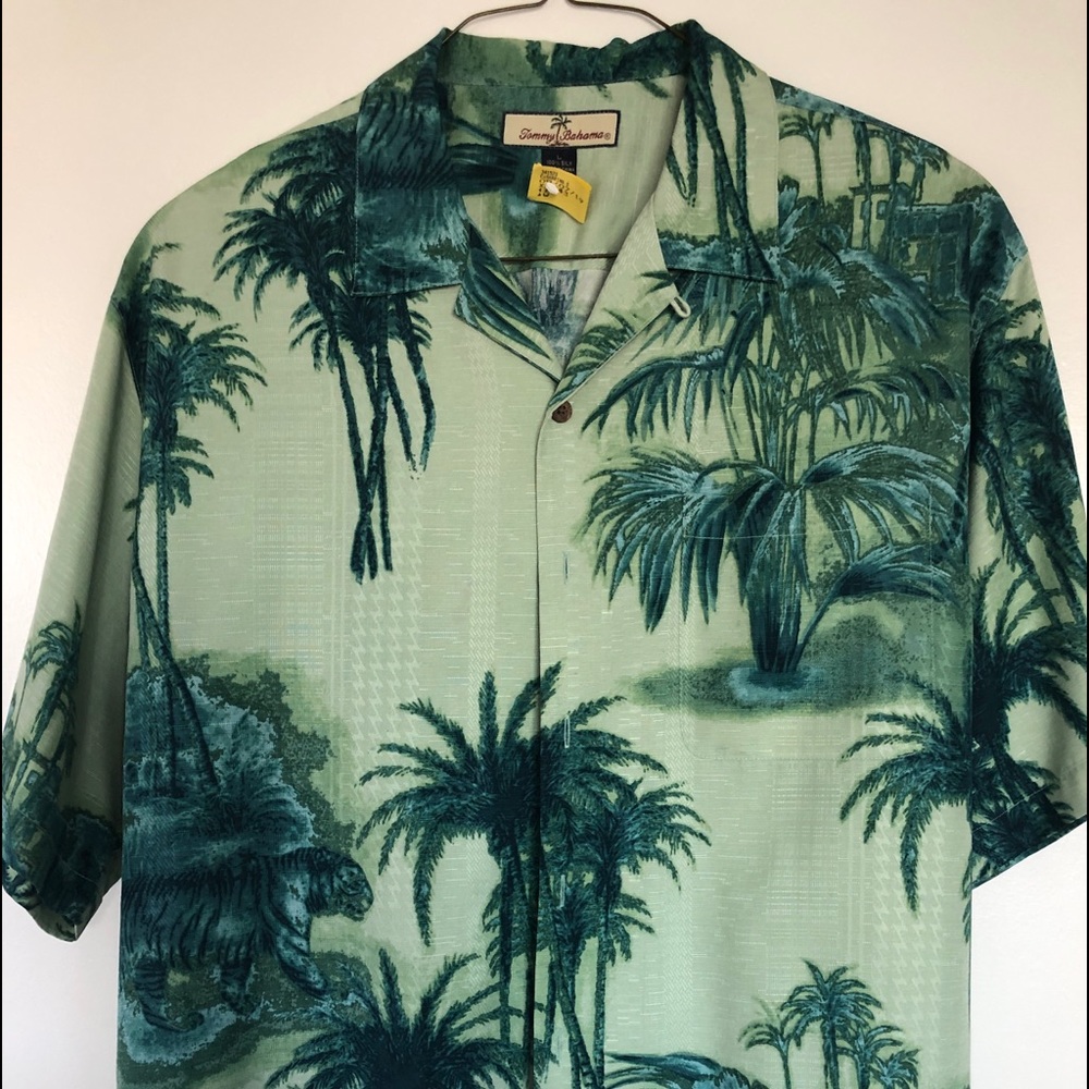 Tommy Bahama 100% silk shirt